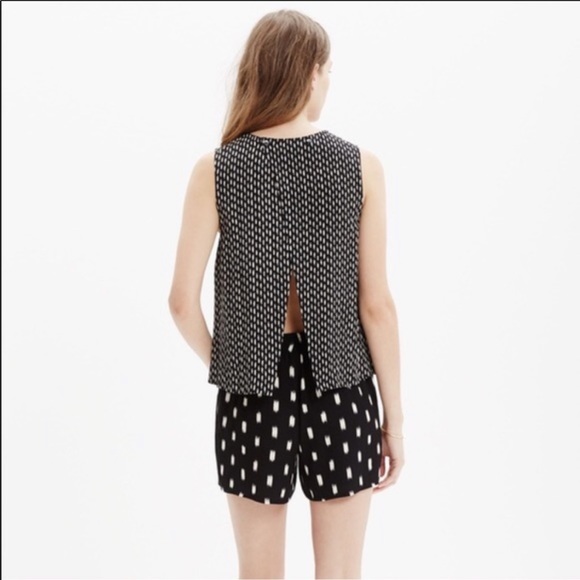 Madewell Ikat Overlay Romper - Picture 3 of 11